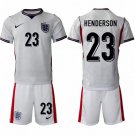 adult & kids England Soccer Uniform Suit 23 Jordan Henderson Jersey Set Home 2026 White Activewear