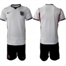 adult & kids England National Soccer Team Uniform Suit Blank Jersey Set Home 2026 White Activewear