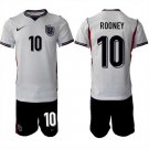 adult & kids England National Soccer Uniform Suit 10 Wayne Rooney Jersey Set Home 2026 Activewear