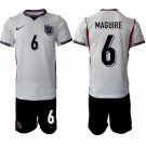 adult & kids England National Soccer Uniform Suit 6 MAGUIRE Jersey Set Home 2026 White Activewear