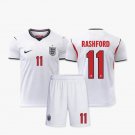 adult & kids England National Soccer Uniform Suit 11 Marcus Rashford Jersey Set Home 2026 Activewear