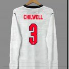 adult unisex England National Soccer Uniform 3 Ben Chilwell Jersey Home Stadium 2026 Long-Sleeve