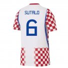 adult & kids Croatia National Soccer Uniform 6 Josip Sutalo Jersey Home Stadium 2026 Red Activewear