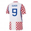 adult & kids Croatia National Soccer Uniform 9 Davor Suker Jersey Home Stadium 2026 Red Activewear
