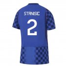 adult & kids Croatia National Soccer Uniform 2 Josip Stanisic Jersey Away Stadium 2026 Activewear