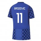 adult & kids Croatia National Soccer Uniform 11 Marcelo Brozovic Jersey Away Stadium 2026 Activewear