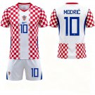 adult & kids Croatia National Soccer Uniform Suit 10 Luka Modric Jersey Set 2026 Home Activewear