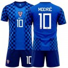 adult & kids Croatia National Soccer Uniform Suit 10 Luka Modric Jersey Set 2026 Away Activewear