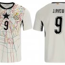 adult unisex Ghana National Soccer Uniform 9 Jordan Ayew Jersey Home Stadium 2026 White Activewear