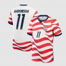 adult & kids USA National Soccer Uniform 11 Brenden Aaronson Jersey Home Stadium 2026 Red Activewear
