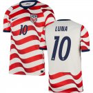 adult & kids USA National Soccer Team Uniform 10 Diego Luna Jersey Home Stadium 2026 Red Activewear