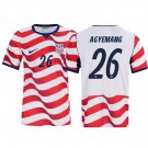 adult & kids USA National Soccer Uniform 26 Agyemang Jersey Home Stadium 2026 Red Activewear