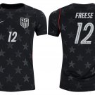 adult & kids USA National Soccer Team Uniform 12 Freese Jersey Away Stadium 2026 Navy Activewear