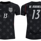 adult & kids USA National Soccer Uniform 13 M. Robinson Jersey Away Stadium 2026 Navy Activewear