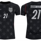 adult & kids USA National Soccer Team Uniform 21 Tessmann Jersey Away Stadium 2026 Navy Activewear
