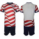 adult & kids USA National Soccer Team Uniform Suit Blank Jersey Set Home 2026 Red Activewear