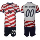 adult & kids USA National Soccer Uniform Suit 00 Custom name number Jersey Set Home 2026 Activewear