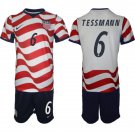 adult & kids USA National Soccer Uniform Suit 6 Tanner Tessmann Jersey Set Home 2026 Red Activewear