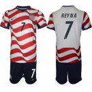 adult & kids USA National Soccer Uniform Suit 7 Giovanni Reyna Jersey Set 2026 Home Activewear Kit