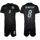 adult & kids USA National Soccer Uniform Suit 8 Clint Dempsey Jersey Set 2026 Away Activewear Kit