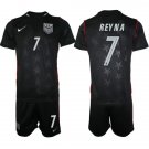 adult & kids USA National Soccer Uniform Suit 7 Giovanni Reyna Jersey Set 2026 Away Activewear Kit