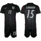 adult & kids USA National Soccer Uniform Suit 15 Johnny Cardoso Jersey Set 2026 Away Activewear Kit