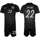 adult & kids USA National Soccer Uniform Suit 22 Alexi Lalas Jersey Set 2026 Away Activewear Kit