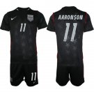 adult & kids USA Soccer Team Uniform Suit 11 Brenden Aaronson Jersey Set 2026 Away Activewear Kit