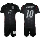 adult & kids USA Soccer Team Uniform Suit 10 Christian Pulisic Jersey Set 2026 Away Activewear Kit