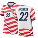 adult & kids USA National Soccer Team Uniform 22 Weston McKennie Jersey Home 2026 Red Activewear