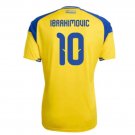 adult & kids Sweden National Soccer Uniform 10 Zlatan Ibrahimović Jersey 2026 Home Activewear