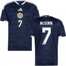 adult & kids Scotland National Soccer Team Uniform 7 John Mcginn Jersey Home 2026 Navy Activewear