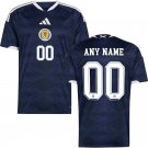 adult & kids Scotland National Soccer Uniform 00 Custom name number Jersey Home 2026 Navy Activewear