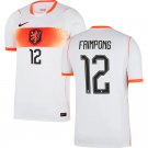 adult & kids Netherlands National Soccer Uniform 12 Jeremie Frimpong Jersey 2026 Away Activewear