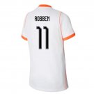 adult & kids Netherlands National Soccer Uniform 11 Arjen Robben Jersey Away 2026 White Activewear