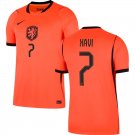 adult & kids Netherlands National Soccer Uniform 7 Xavi Simons Jersey Home 2026 Orange Activewear