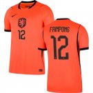 adult & kids Netherlands National Soccer Uniform 12 Jeremie Frimpong Jersey 2026 Home Activewear