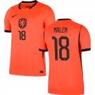 adult & kids Netherlands National Soccer Uniform 18 Donyell Malen Jersey Home 2026 Orange Activewear