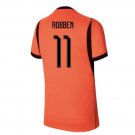 adult & kids Netherlands National Soccer Uniform 11 Arjen Robben Jersey Home 2026 Orange Activewear