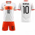 adult & kids Netherlands Soccer Uniform suit 10 Memphis Depay Jersey set 2026 Away Activewear kit