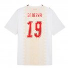 adult & kids Morocco National Soccer Uniform 19 Youssef En-Nesyri Jersey Away 2026 White Activewear