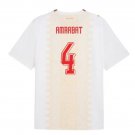 adult & kids Morocco National Team Soccer Uniform 4 Nordin Amrabat Jersey Away 2026 White Activewear