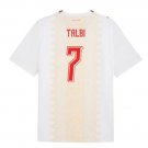 adult & kids Morocco National Soccer Uniform 7 Chemsdine Talbi Jersey Away 2026 White Activewear