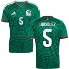 adult & kids Mexico National Soccer Team Uniform 5 Johan Vásquez Jersey Home 2026 Green Activewear