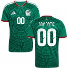 adult & kids Mexico National Soccer Uniform 00 Custom name number Jersey Home 2026 Green Activewear