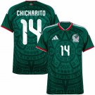adult & kids Mexico Soccer Team Uniform 14 Chicharito Jersey Home 2026 Green Activewear