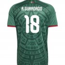 adult & kids Mexico National Soccer Uniform 18 Andres Guardado Jersey Home 2026 Green Activewear