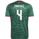 adult & kids Mexico National Team Soccer Uniform 4 Rafael Marquez Jersey Home 2026 Green Activewear