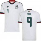 adult & kids Mexico National Soccer Team Uniform 9 Raúl Jimenez Jersey Away 2026 White Activewear
