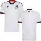 adult & kids Mexico Soccer Team Uniform Away 2026 Blank Jersey White Activewear